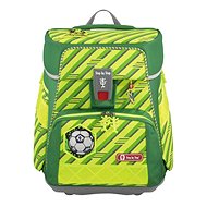 SPACE school briefcase for first-graders - 5-piece set, Step by Step NEON Football, AGR certificate - School Set