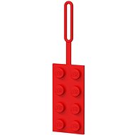 LEGO Luggage Tag - 2x4 Cube, Red - Luggage Tag