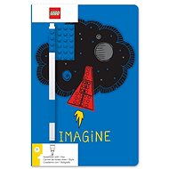 LEGO Stationery A5 Notebook with Blue Pen - Imagine - Journal