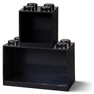 LEGO Brick Hanging Shelves, set of 2 - Black - Shelf