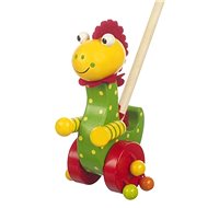 Walking dinosaur on a stick - Push Toy