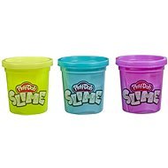 Play-Doh Slime Packung mit 3 Dosen - gelb, blau, lila - Knete