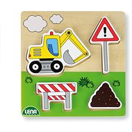 Wooden Puzzle, Excavator - Puzzle