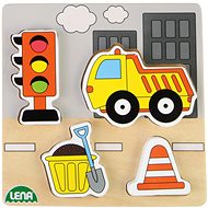 Wooden Puzzle, Dump Truck - Puzzle