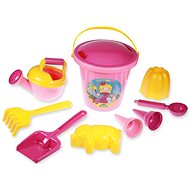 Sand set for girls II, 10 pieces - Sand Tool Kit