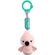 Rattle on C ring Chime Along Friends flamingo - Baby Rattle