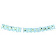 Happy Birthday banner, light blue - Party Accessories
