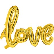 Foil Balloon , 73x59cm, Love, Gold - Balloons