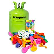 Helium for 50 balloons, disposable container including balloons - Helium Balloons