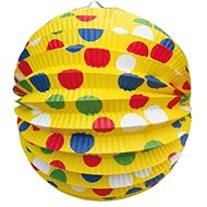 Lantern Round, O24cm, Party, Yellow - Chinese Lantern