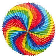Lantern Round, O34cm, Party, Rainbow - Chinese Lantern