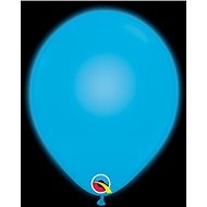 Inflatable Balloons, 28cm, LED Light, Blue, 5pcs - Balloons