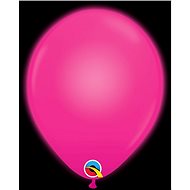 Inflatable Balloons, 28cm, LED Light, Pink, 5pcs - Balloons