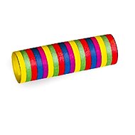 Serpentines, 4m, striped, 18pcs - Party Accessories
