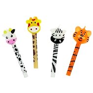 Cake Candles, Zoo Animals, 4 pcs - Candle