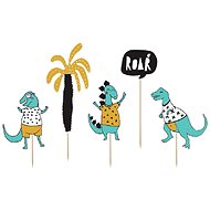 Grooving cake decoration, Dino, mix, 5pcs - Cake Decoration