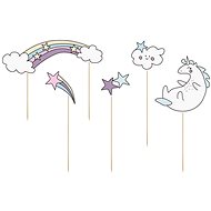 Grooving cake decoration, Unicorn, 5pcs - Cake Decoration