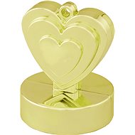Balloon Weights, Heart, Gold - Balloons