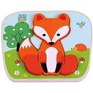 Wooden Puzzle Fox Sun Baby - Wooden Puzzle