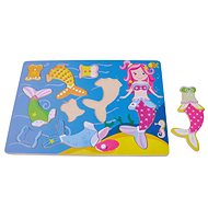 Wooden Puzzle Mermaid, E01.039.1.1 - Wooden Puzzle