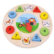 Wooden Clock Puzzle, E01.033.1.1 - Wooden Puzzle