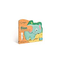 Magic reading Mini-book with a cut - Elephant - Tolki