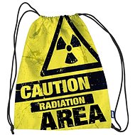 Slipper Bag Caution 30x39cm - Drawstring Bag