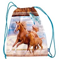 Slippers bag Horses 30x39cm - Drawstring Bag