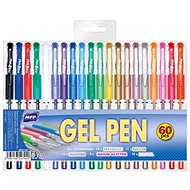 Gelové pero set 60ks 1102-1012M mix - Gelové pero