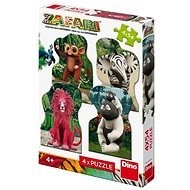 Zafari: Zoomba és a Friends 4X54 új puzzle - Puzzle
