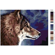 Painting by Numbers - Wolf Head - Painting by Numbers