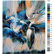 Painting by Numbers - Herons - Painting by Numbers