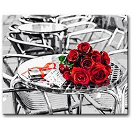 Painting by Numbers - Roses on the Table - Painting by Numbers