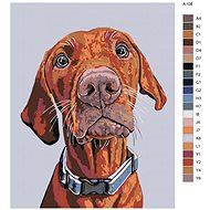 Painting by Numbers - Ridgeback with a Blue Collar - Painting by Numbers