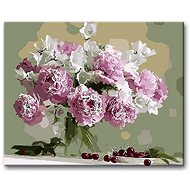 Painting by Numbers - Peonies and Cherries - Painting by Numbers