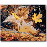 Painting by Numbers - Angel with a Maple Leaf - Painting by Numbers