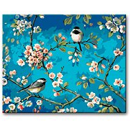 Painting by Numbers - Two Sitting Birds - Painting by Numbers