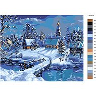 Painting by Numbers - Frozen River - Painting by Numbers