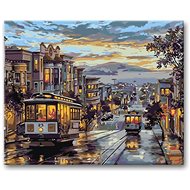 Painting by numbers - Night tram - Painting by Numbers