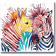 Painting by Numbers - Coloured Zebras - Painting by Numbers