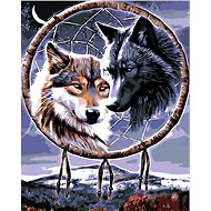 Painting by Numbers - Wolves with a Talisman - Painting by Numbers