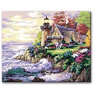 Painting by Numbers - Lighthouse on the Coast - Painting by Numbers