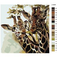 Painting by Numbers - Giraffes - Painting by Numbers