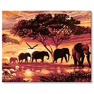 Painting by Numbers - Elephants - Painting by Numbers