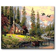 Painting by numbers - New log cabin - Painting by Numbers