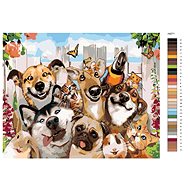 Painting by numbers - Cheerful animals - Painting by Numbers