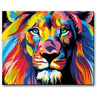 Painting by Numbers - Coloured Lion II - Painting by Numbers