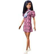 Barbie modelka – šaty so vzorom hadia koža - Bábika