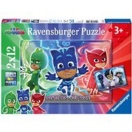 Ravensburger 076222 Pizsihősök: a jó és a rossz 2x12 darab - Puzzle