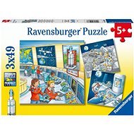 Ravensburger 050888 Űrhajósok 3x49 darab - Puzzle